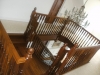 Mahogany french polished stairs