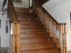 mahogany french polised stairs